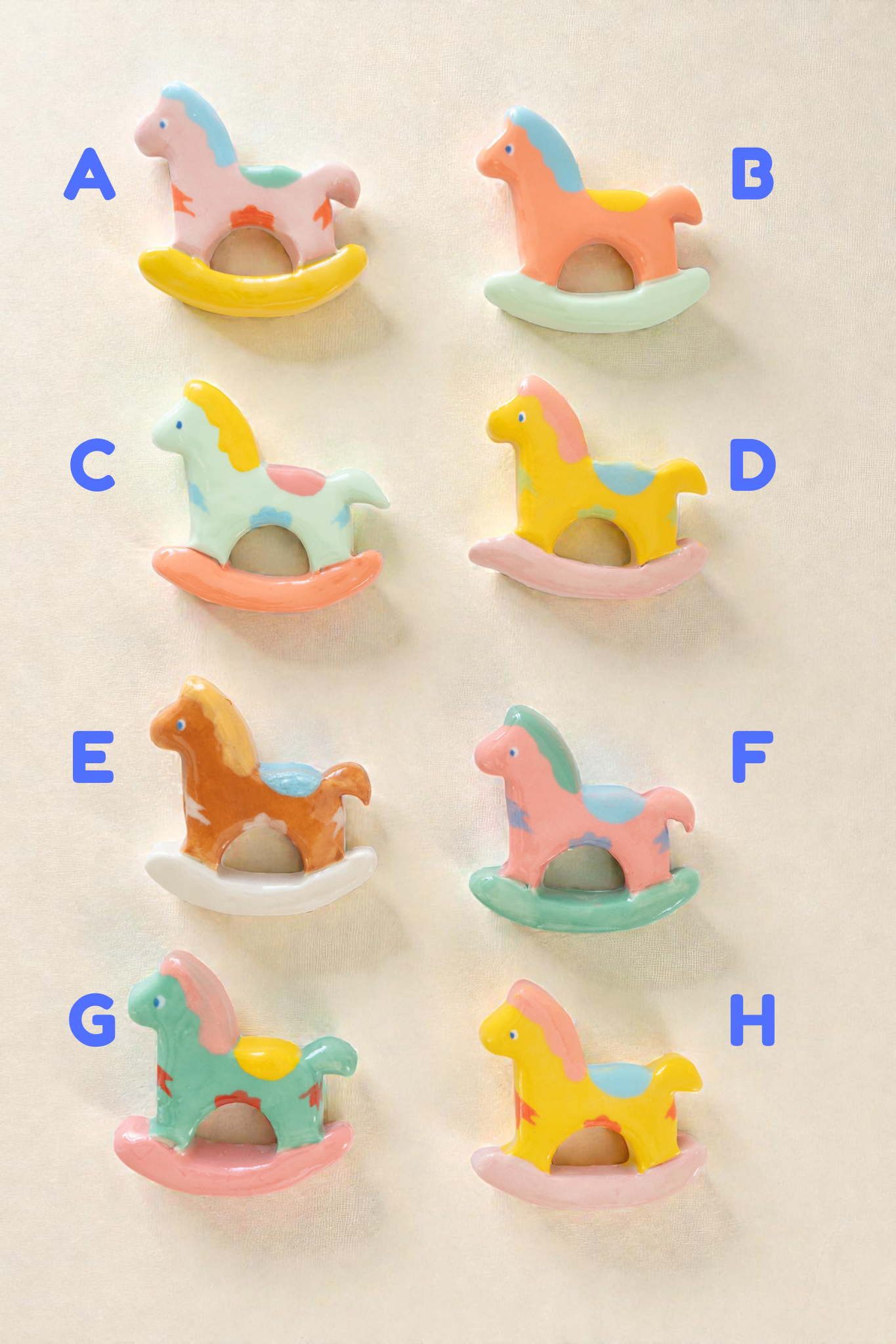 Rocking Pony Magnet - Year of the Horse Edition