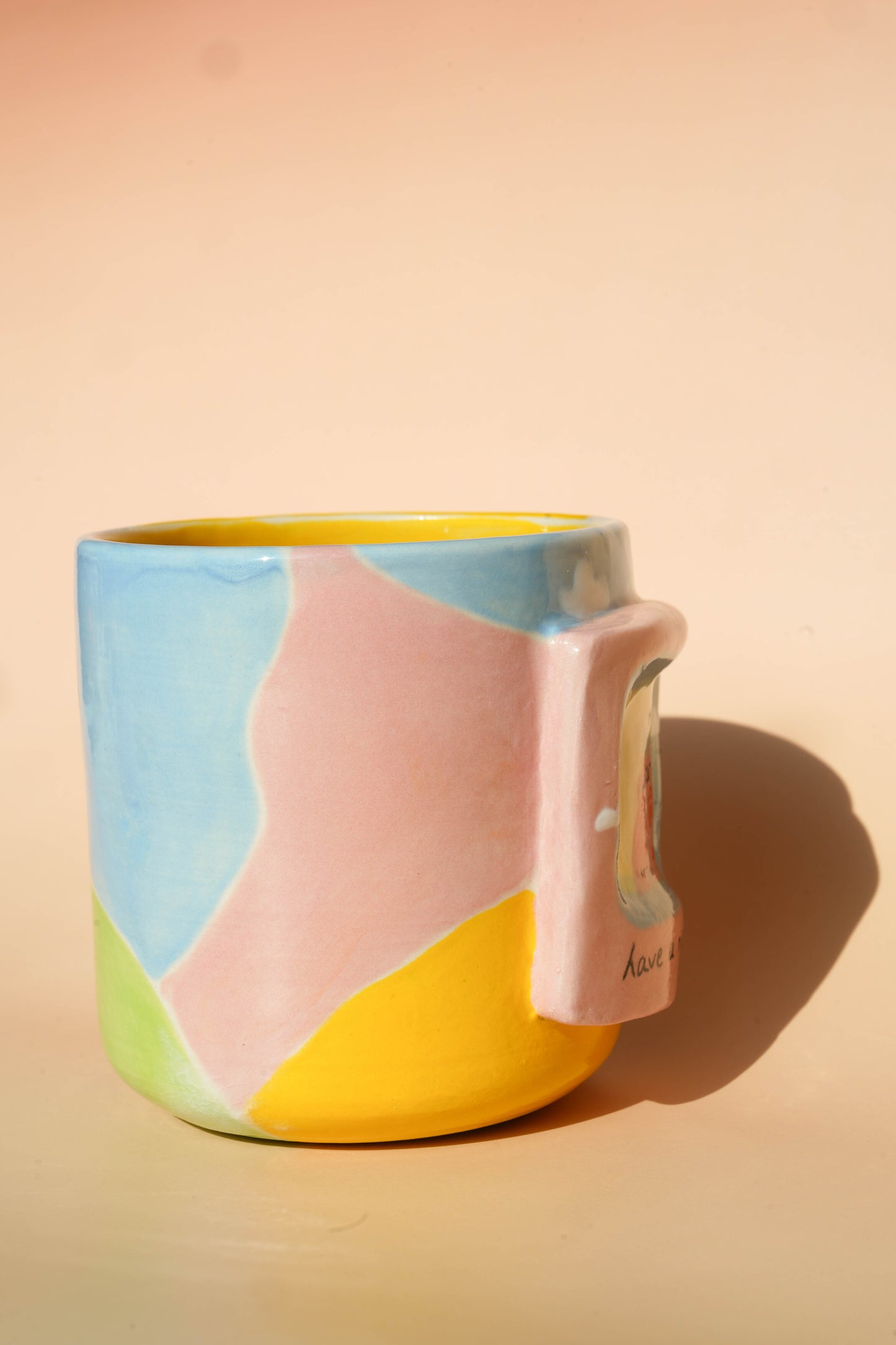 TV cat mug