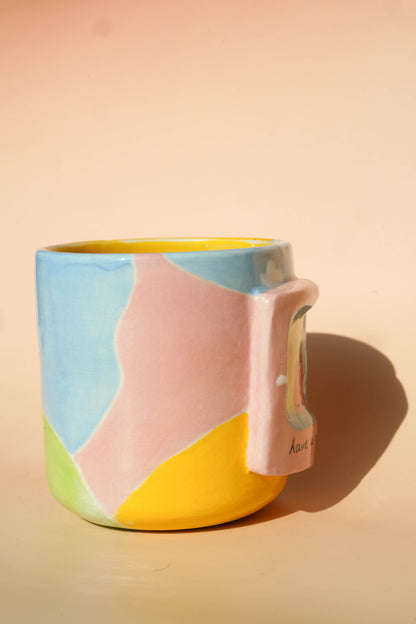 TV cat mug