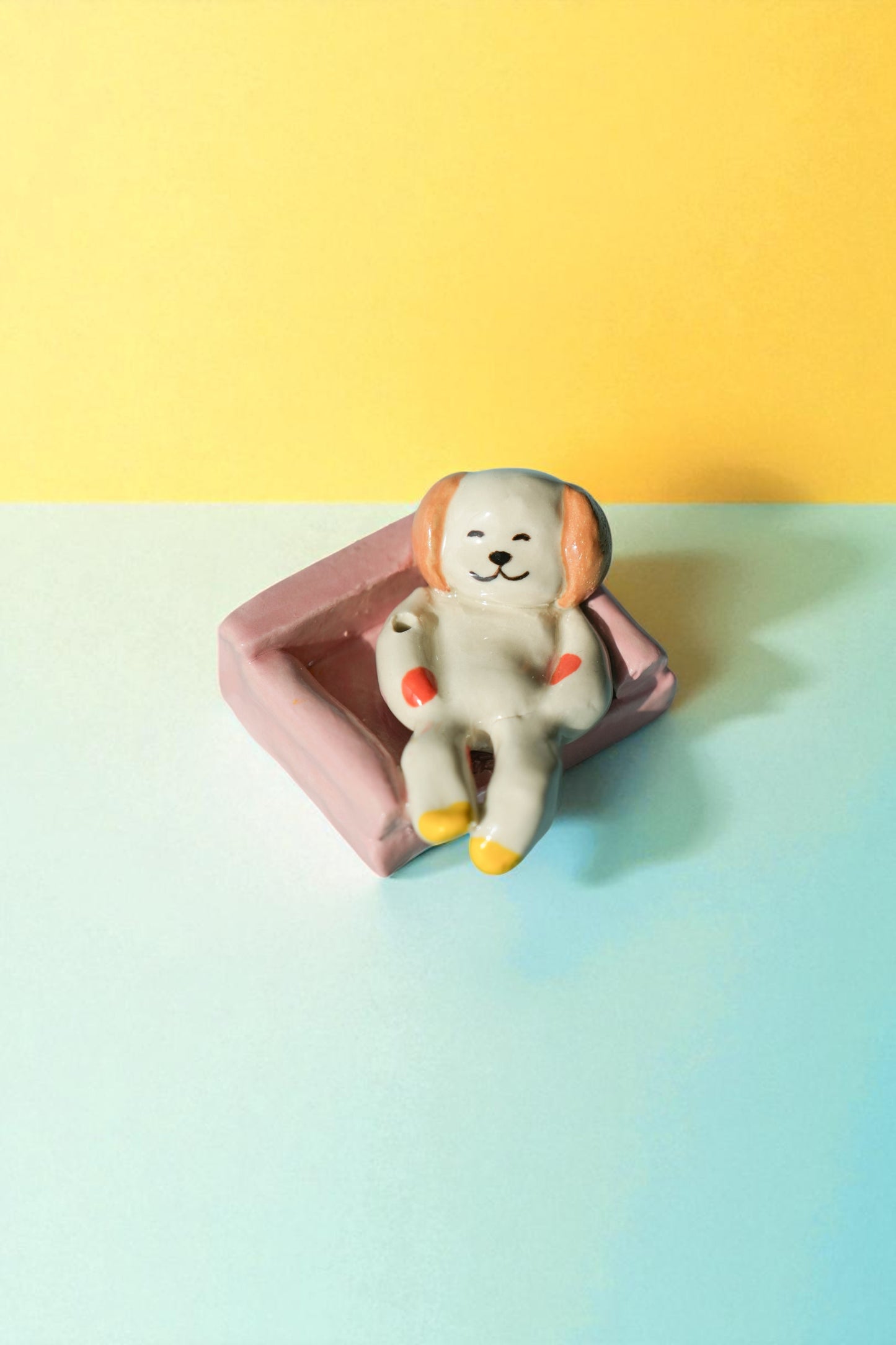 Lazy puppy incense holder