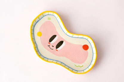 Smiley momo plate