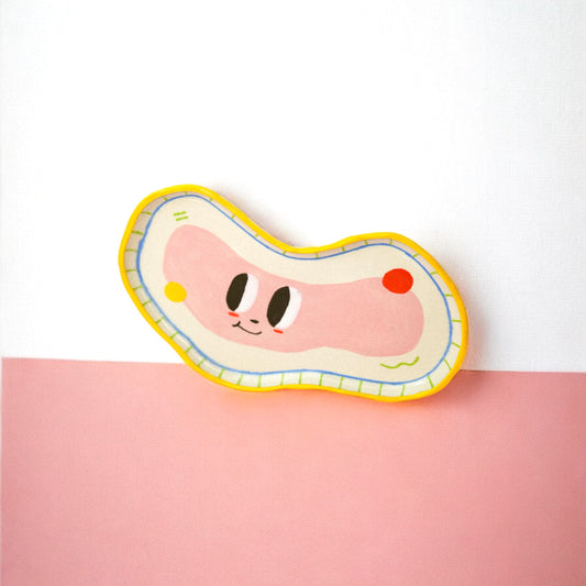 Smiley momo plate