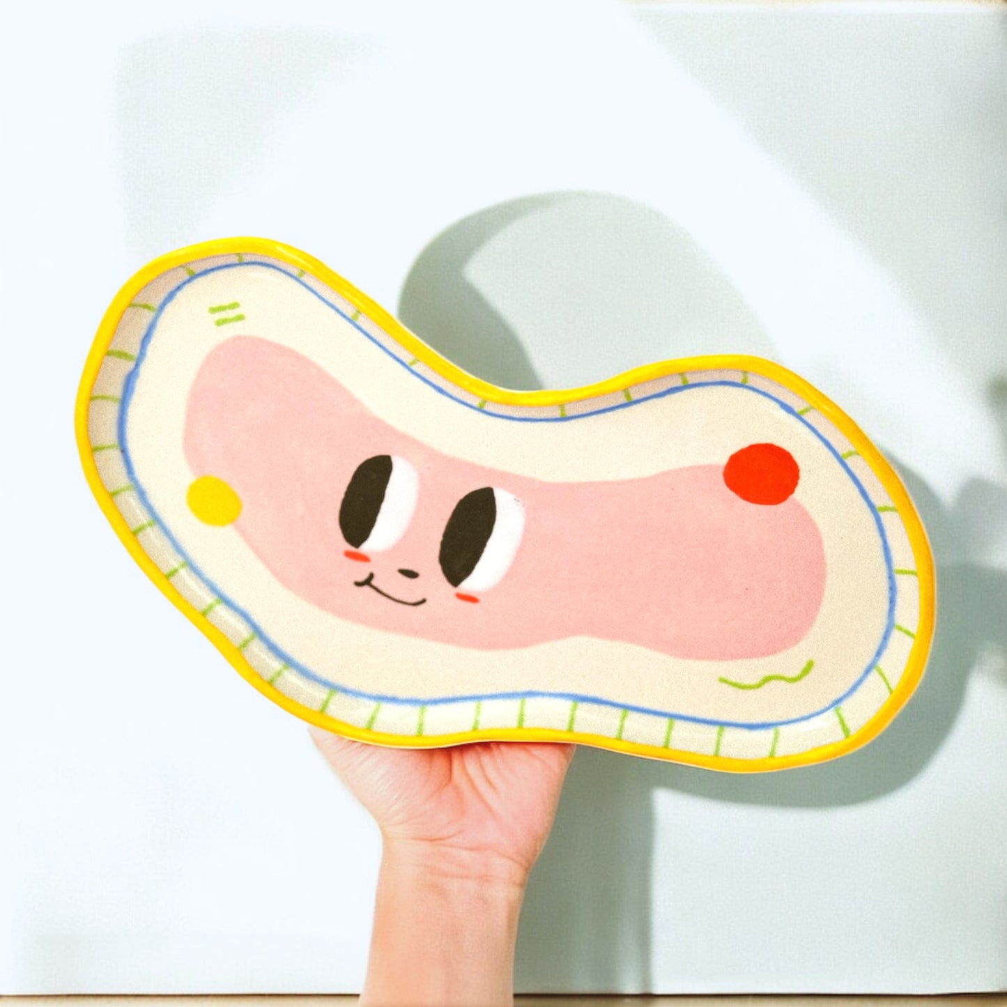Smiley momo plate